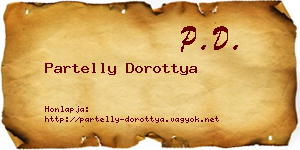 Partelly Dorottya névjegykártya