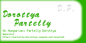 dorottya partelly business card